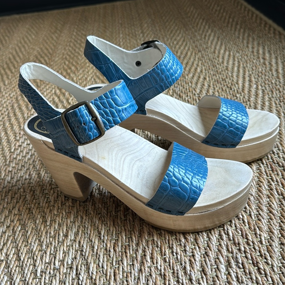 No. 6 clog sandals Size 39 8.5